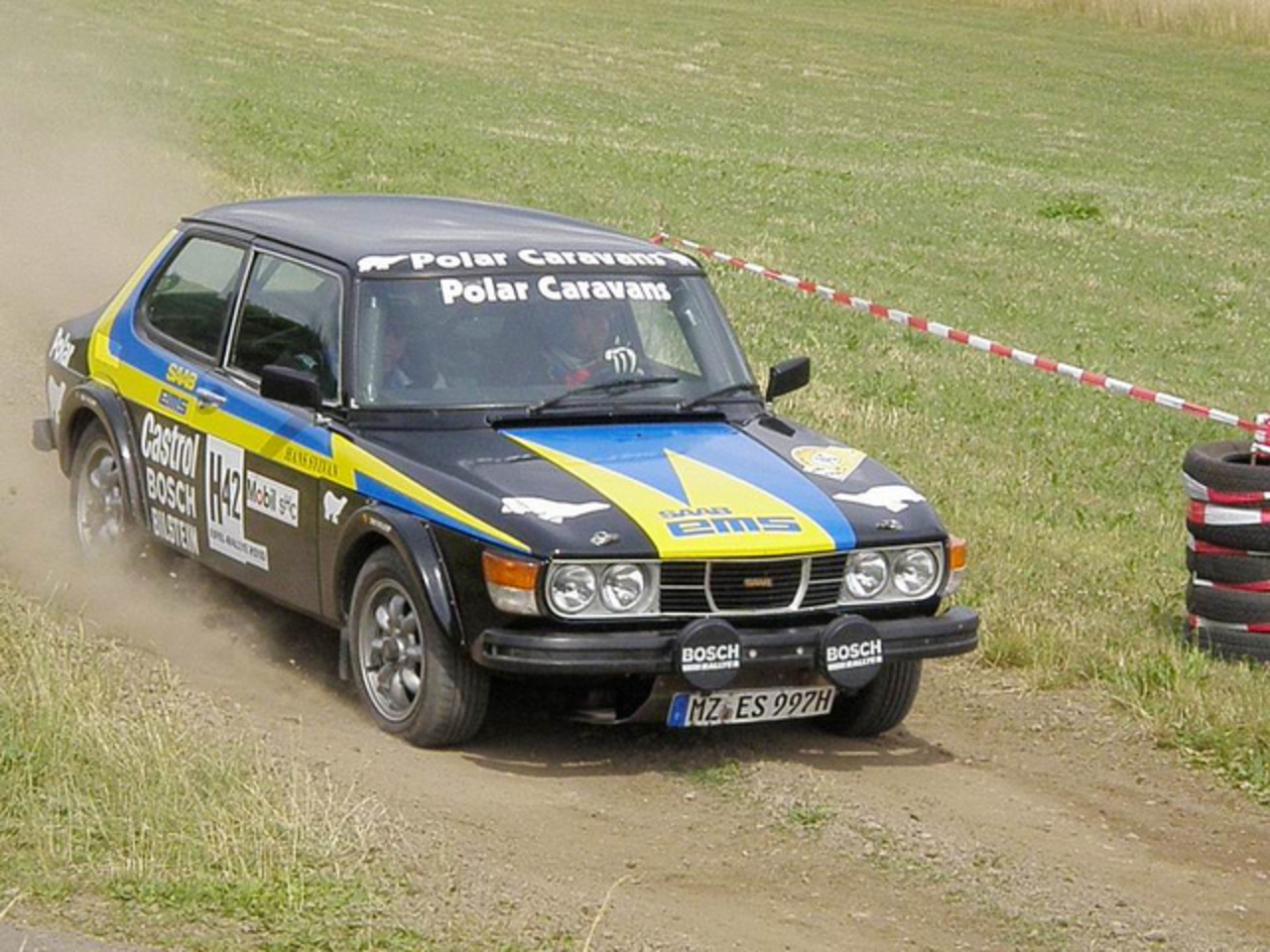 42 - Saab 99 EMS - Gr.2 - 1977 - Hunsrueck Rally replica - Erik ...