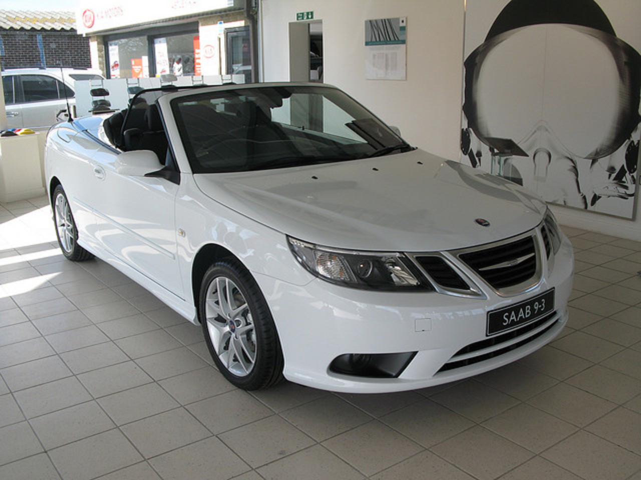 New Saab 9-3 Convertible in White | Flickr - Photo Sharing!