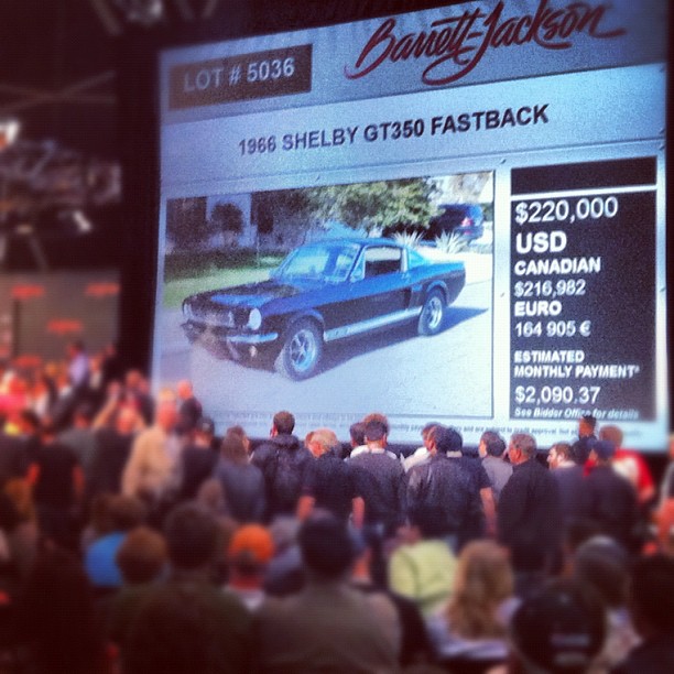 1966 Shelby GT350 Fastback sold for $220K at Barrett | Flickr ...