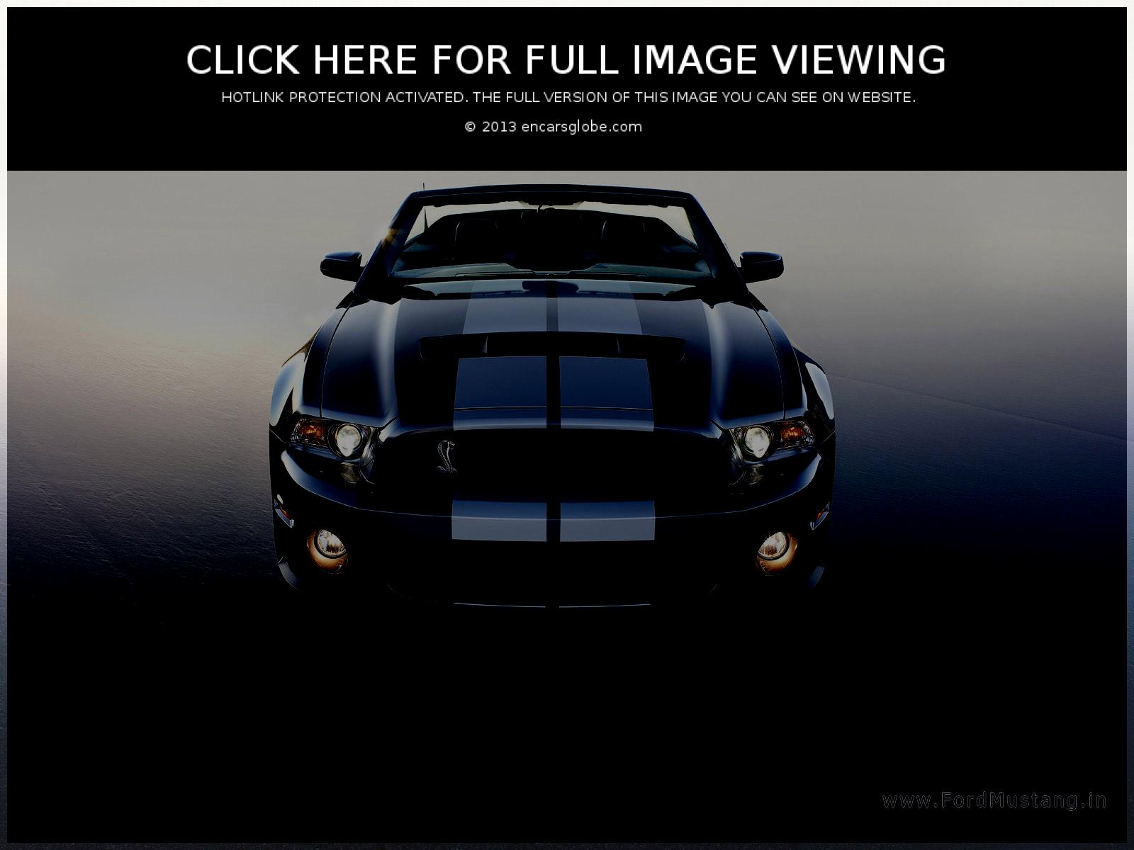 Ford Mustang Shelby GT 500 conv: Photo gallery, complete ...