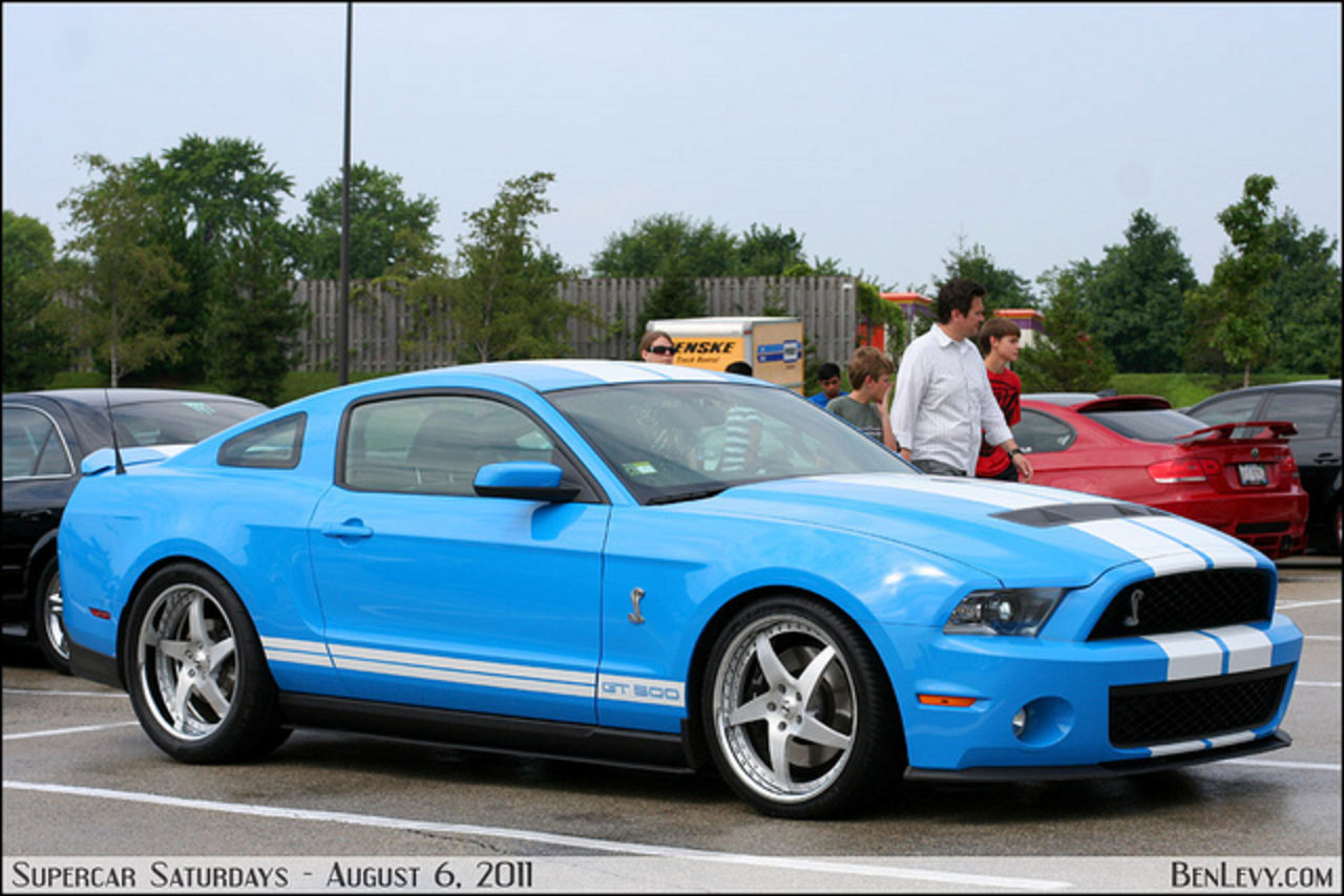Ford Mustang Shelby GT500 Coupe in Grabber Blue | Flickr - Photo ...