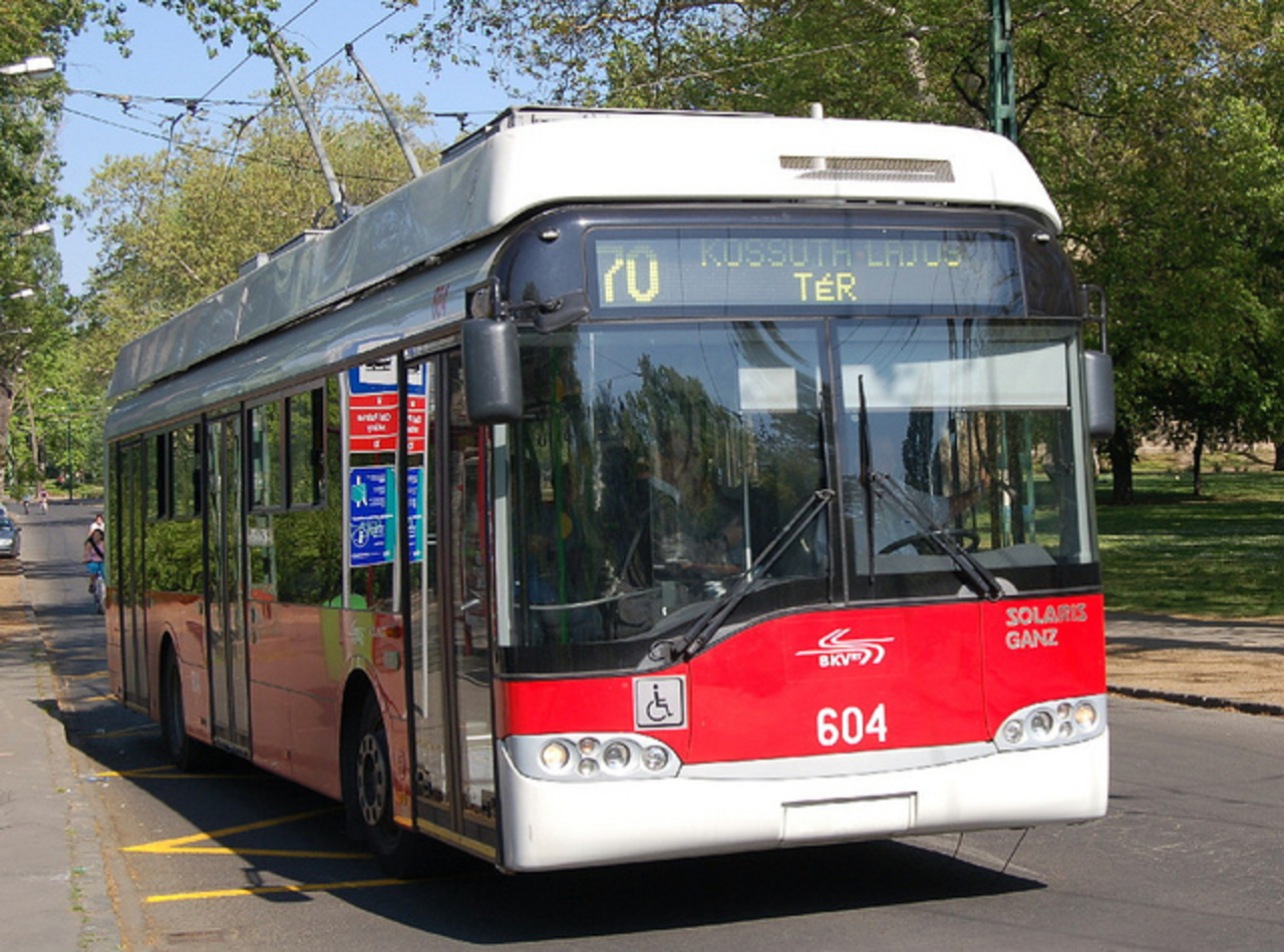 BKV Solaris Ganz Trolleybus 604 - Budapest, Hungary | Flickr ...