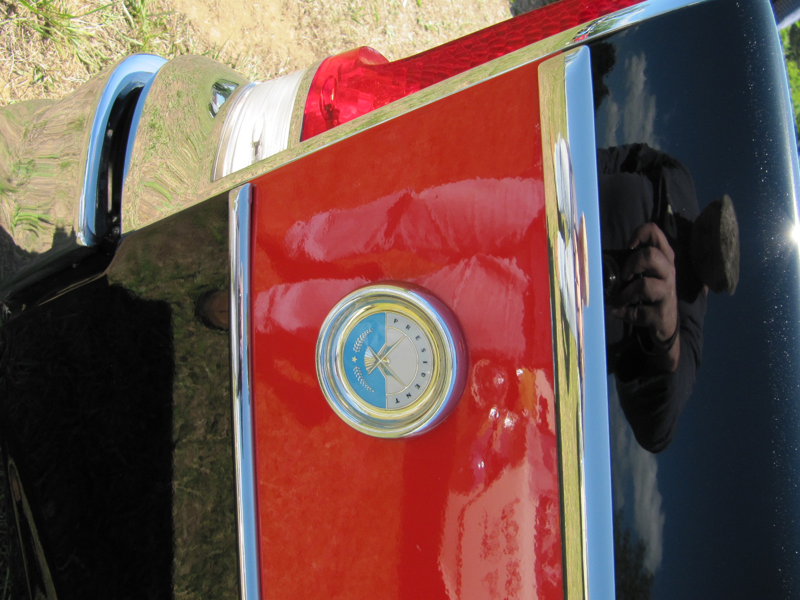 56 Studebaker President Classic blk red medallion | Flickr - Photo ...