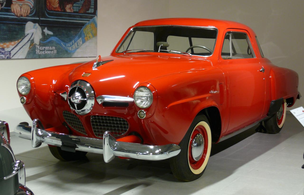 Studebaker Champion Regal Deluxe Starlight Coupe red 1950 vr ...