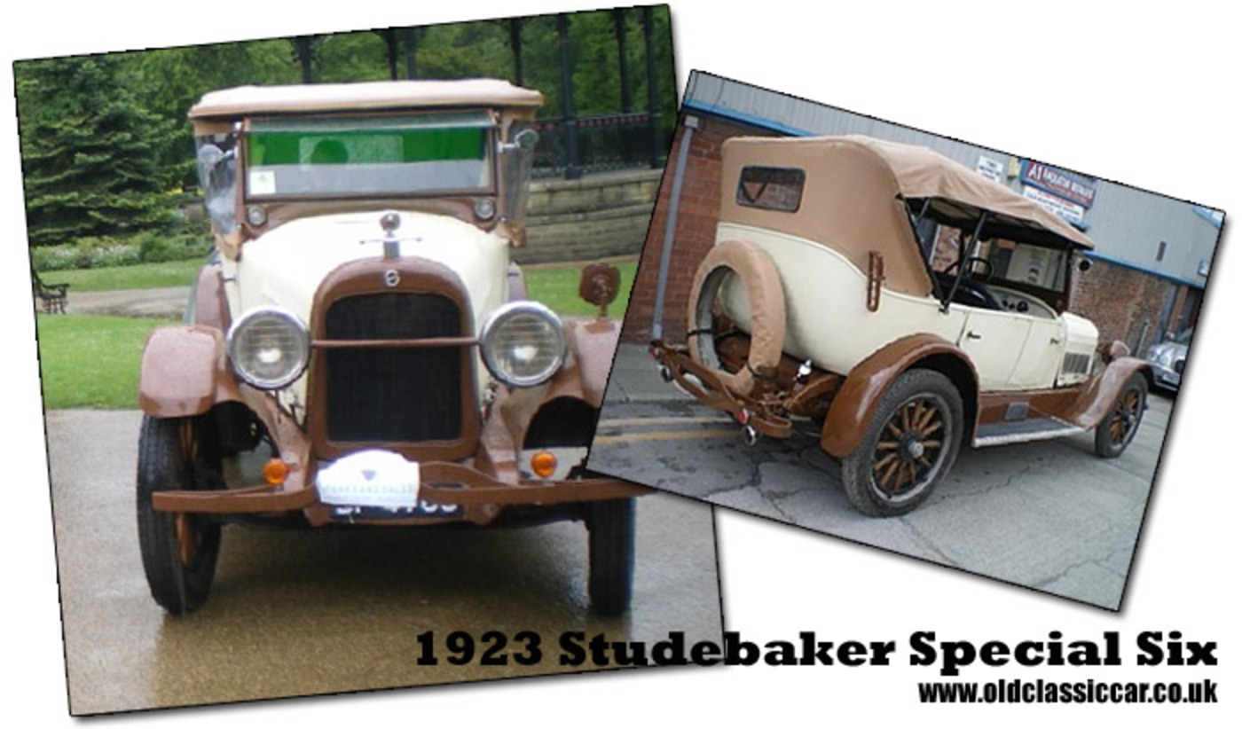 Mike's 1923 Studebaker Special Six tourer, imported from the USA.