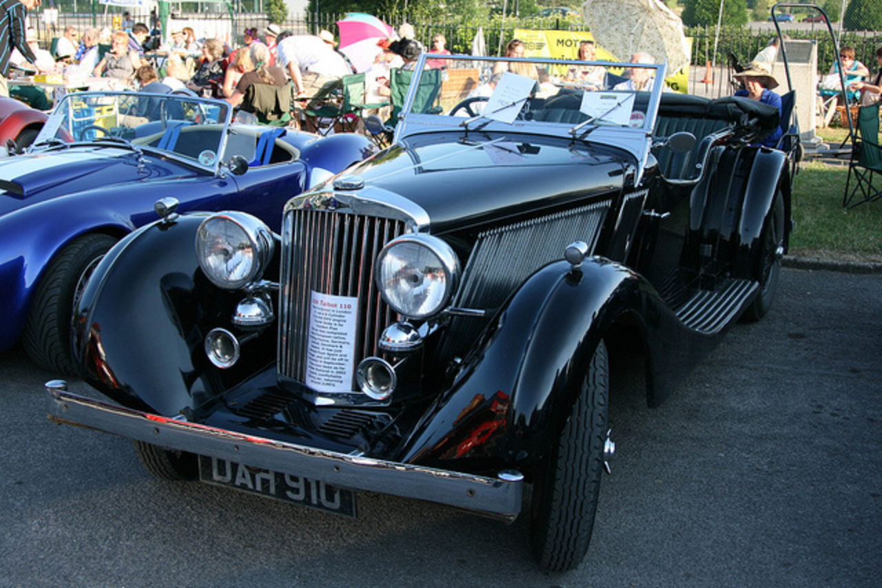 Brooklands Fete Champetre - 1936 Talbot 110 (DAH 910) | Flickr ...