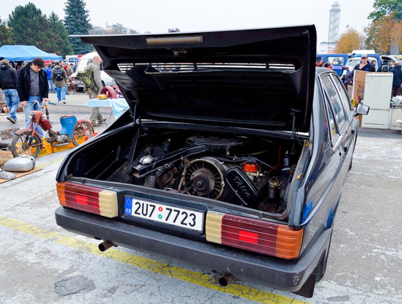 Tatra 613 engine | Flickr - Photo Sharing!