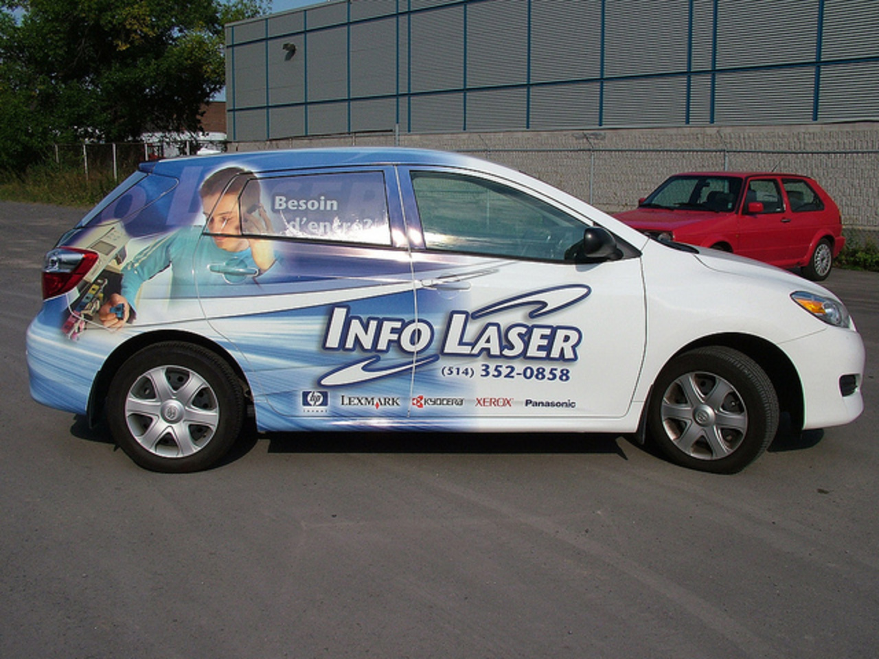 Lettrage Wrap Toyota Matrix - Info Laser | Flickr - Photo Sharing!
