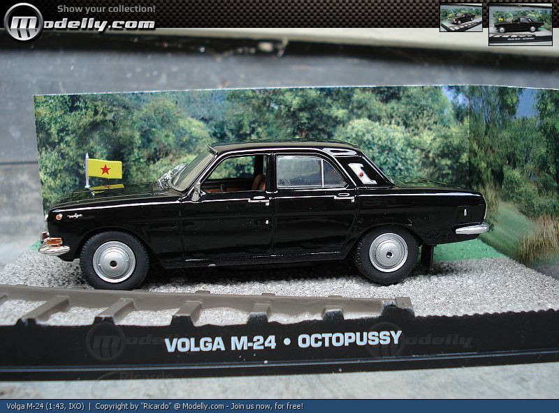 Volga M-24, IXO 1:43 Modelcar colored black by "