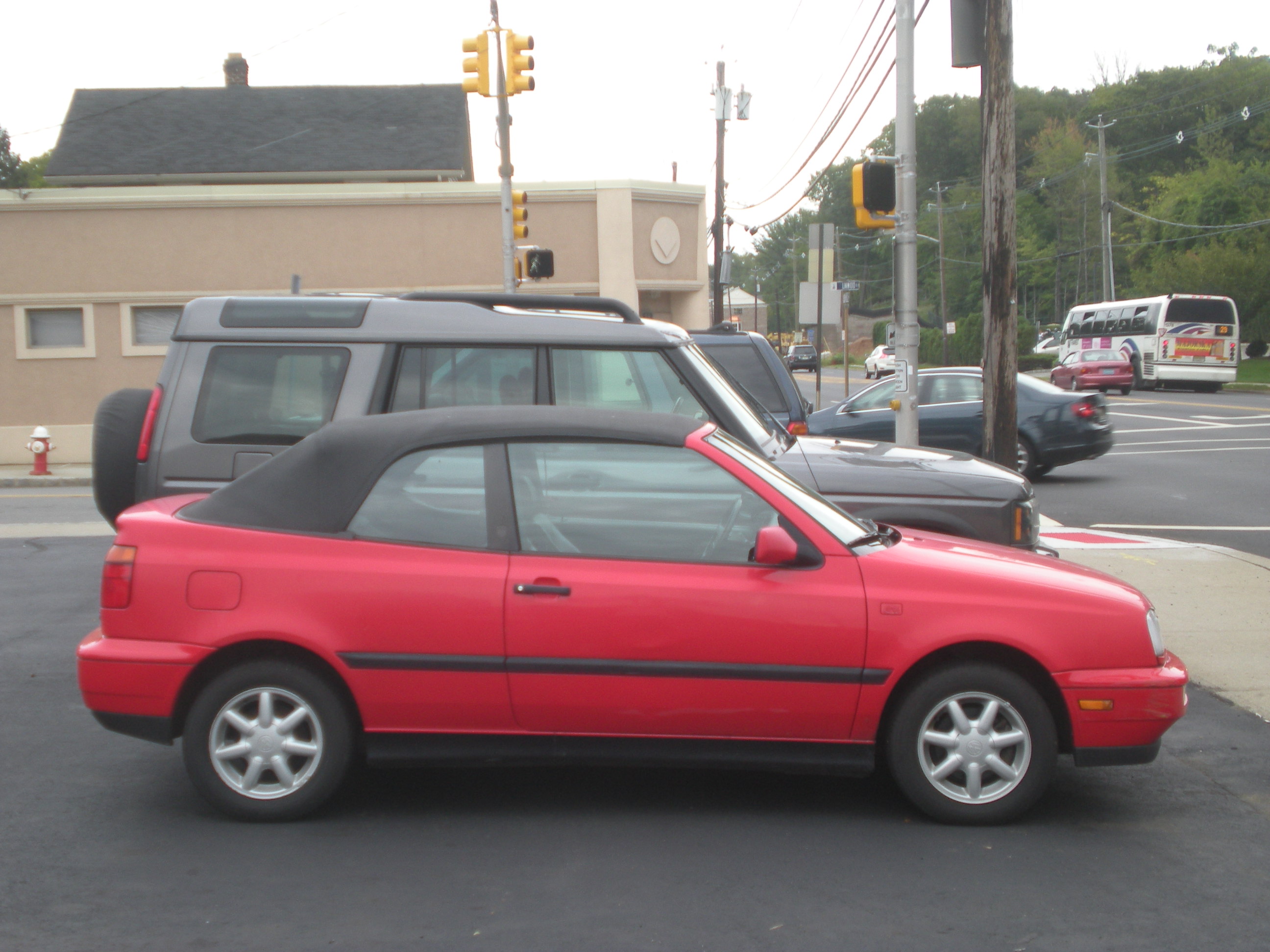 Red Volkswagen Cabrio - Closed | Flickr - Photo Sharing!