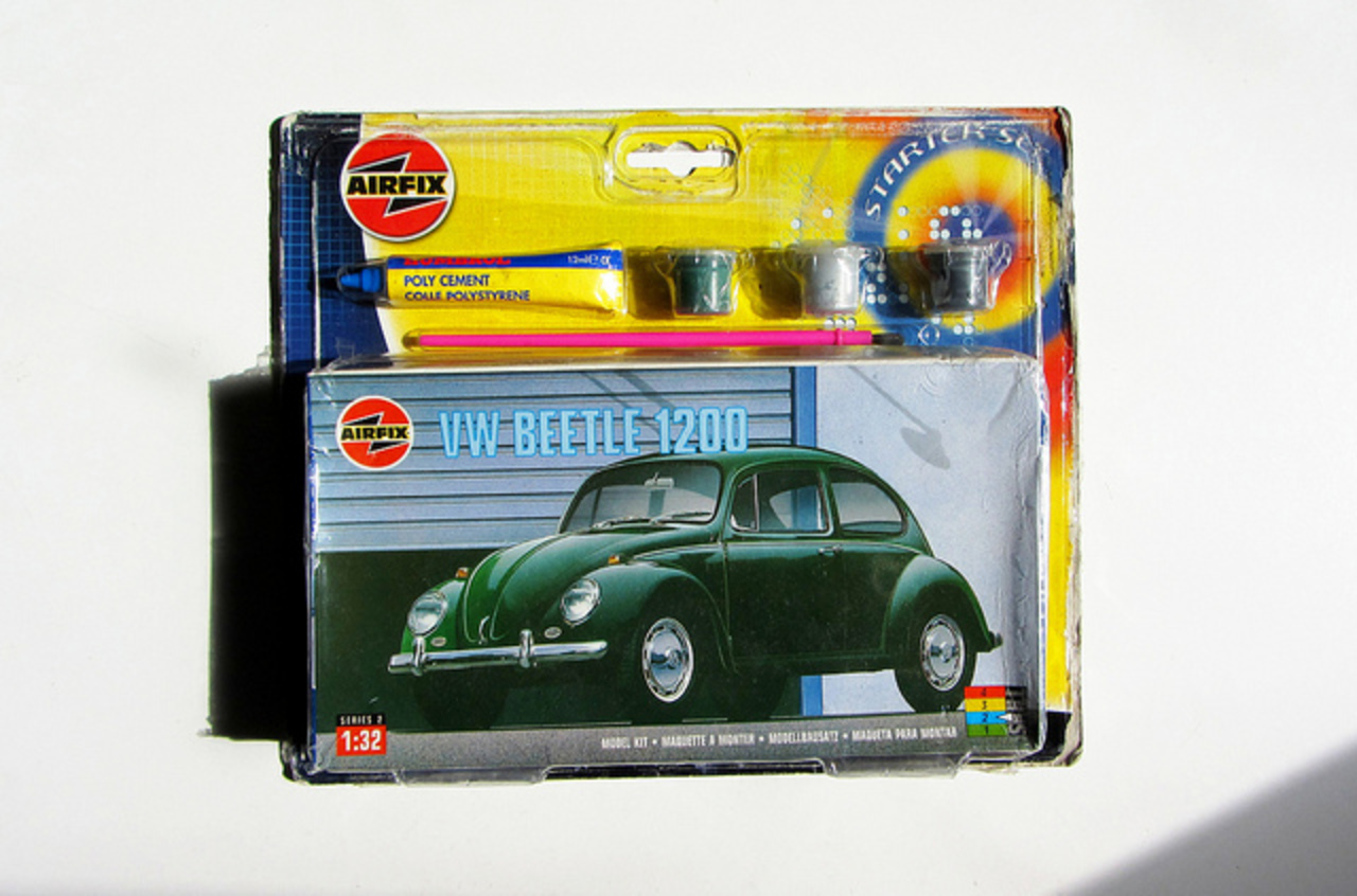 Airfix Model Kits: Volkswagen Beetle 1200 Plastic Model Kit By ...