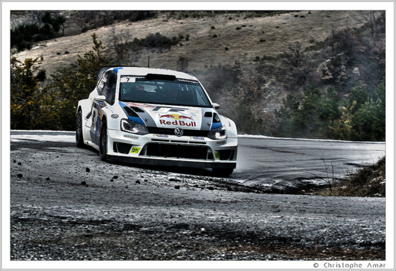 Volkswagen Polo WRC nÂ°7 (Jari-Matti LATVALA) (1) - Rallye Monte ...