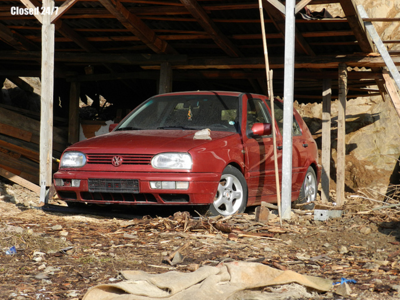 Abandoned Volkswagen Golf III | Flickr - Photo Sharing!
