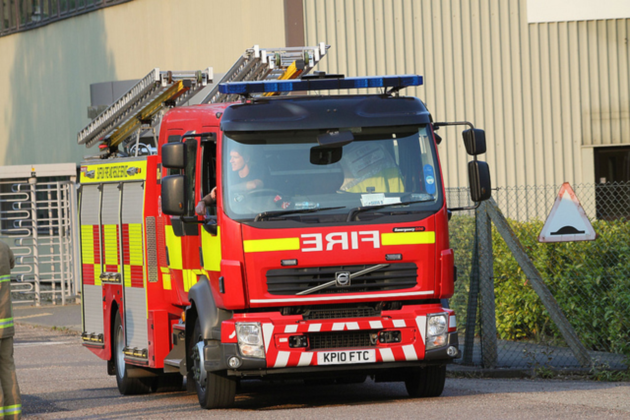 KP10FTC Volvo Fire Engine of Suffolk Fire and Rescue Service ...