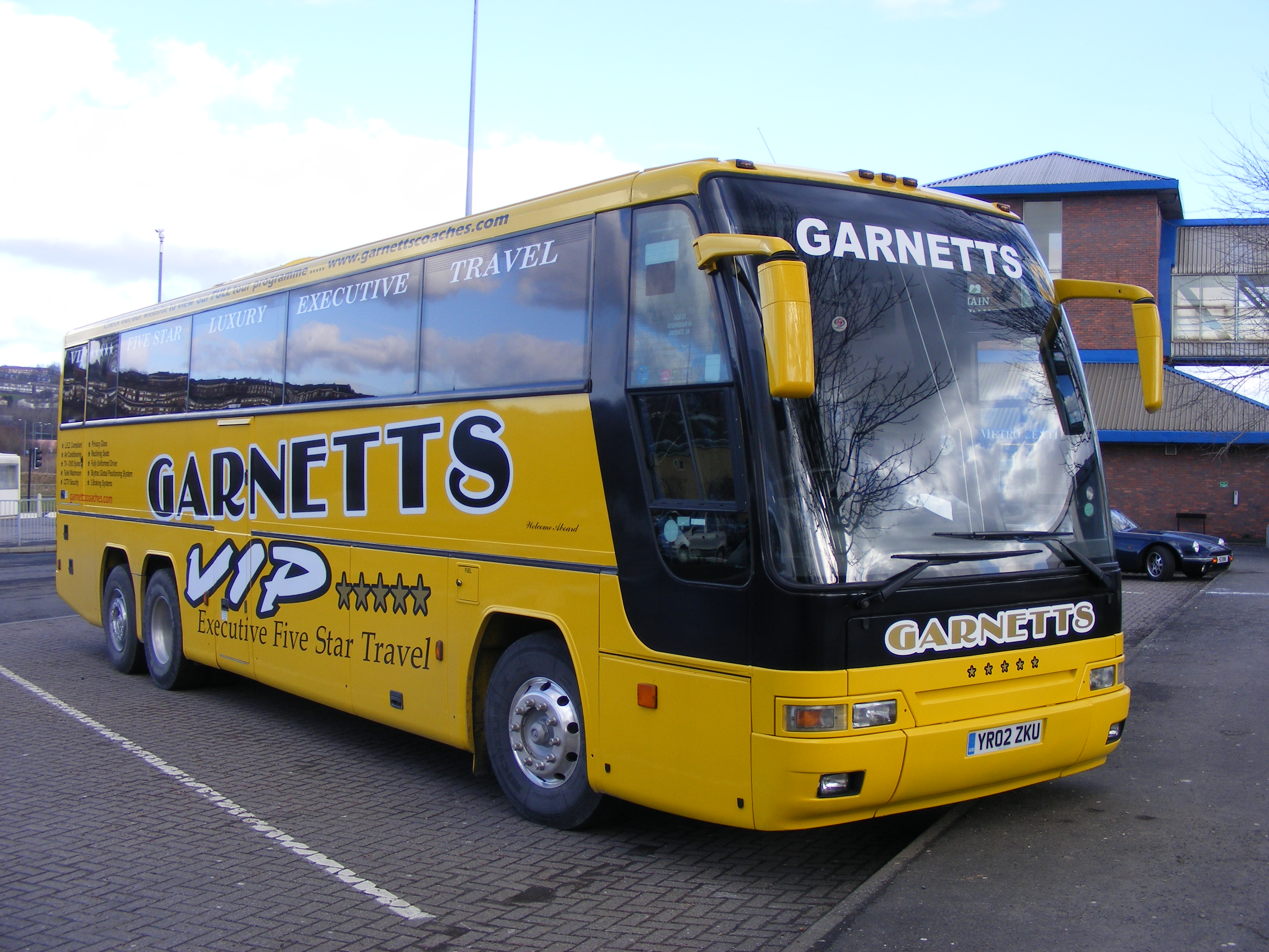 Garnetts of Bishop Auckland: YR02ZKU Volvo B12/Plaxton | Flickr ...