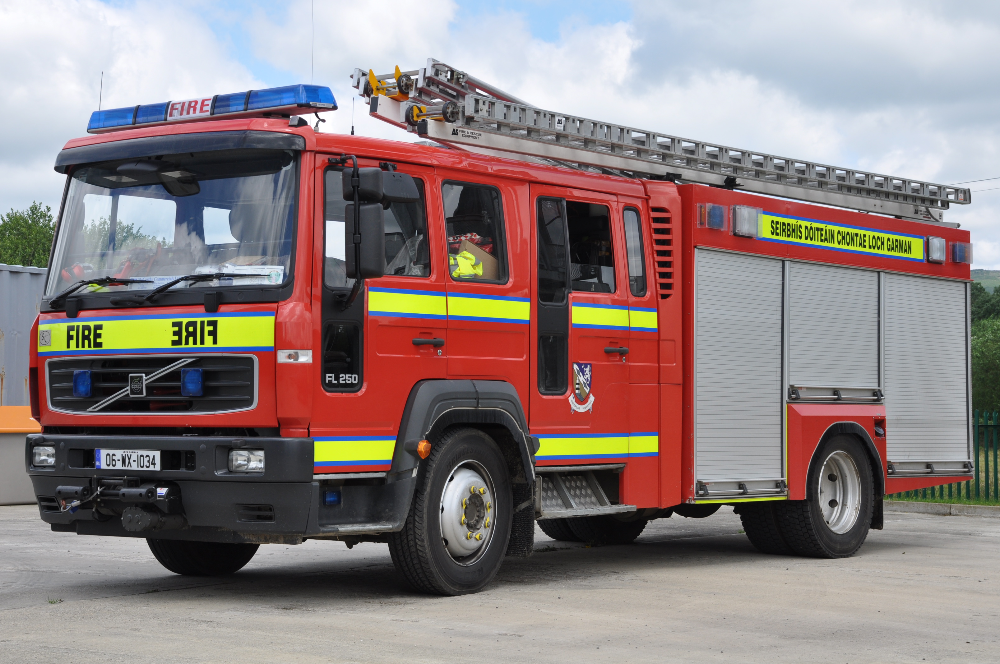 Wexford County Fire Service WX 15A1 Volvo FL250 Sidhean TeÃ³ WrL ...