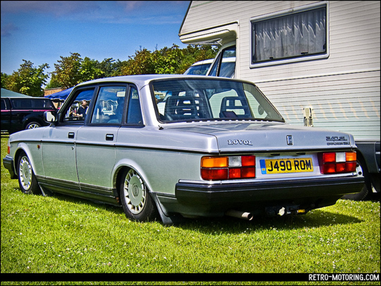 Silver Volvo 240 on Hydros | Flickr - Photo Sharing!