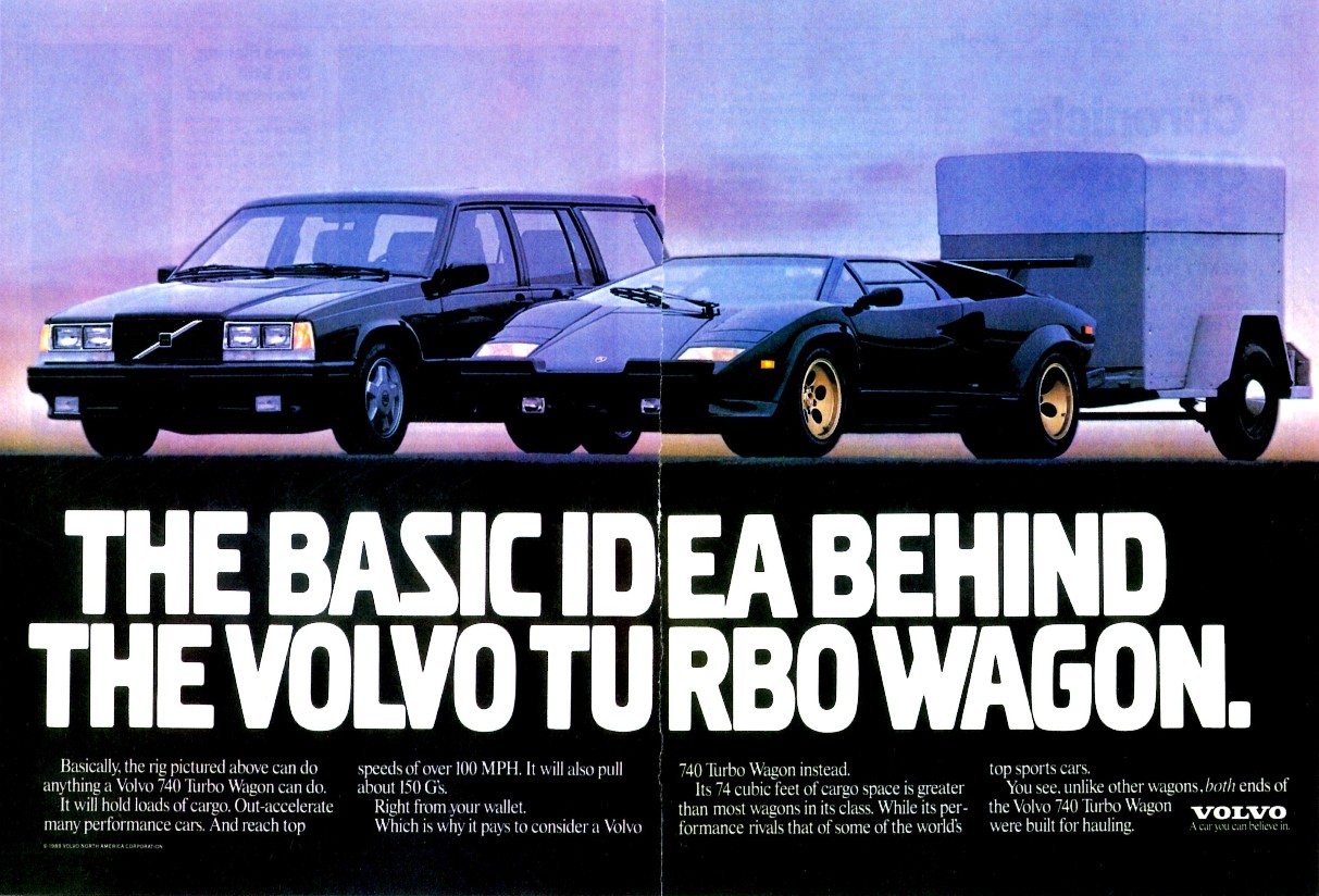 1989 Volvo 740 Turbo Wagon Ad | Flickr - Photo Sharing!