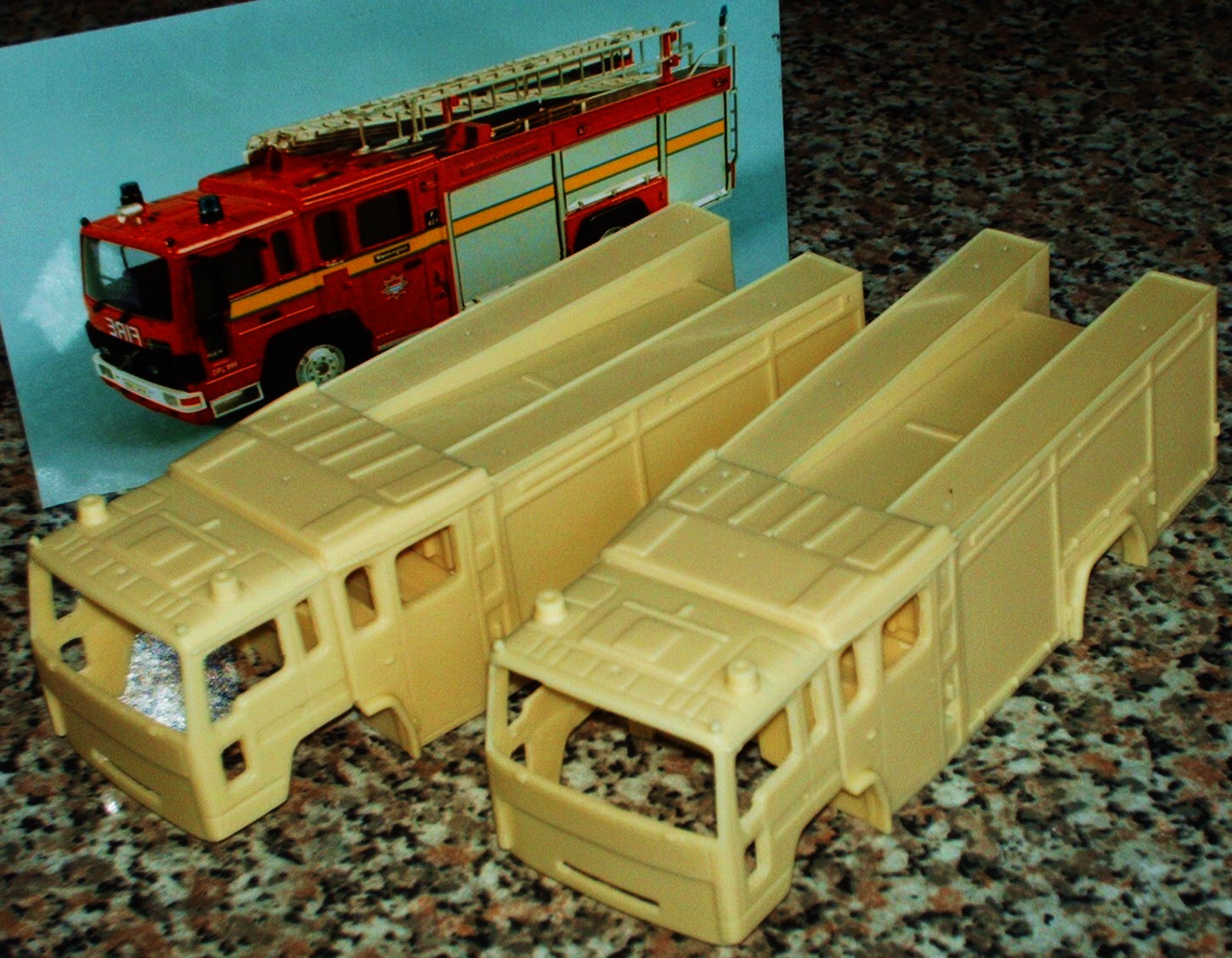 1/48th scale Volvo fire engine LFB resin kit | Flickr - Photo Sharing!