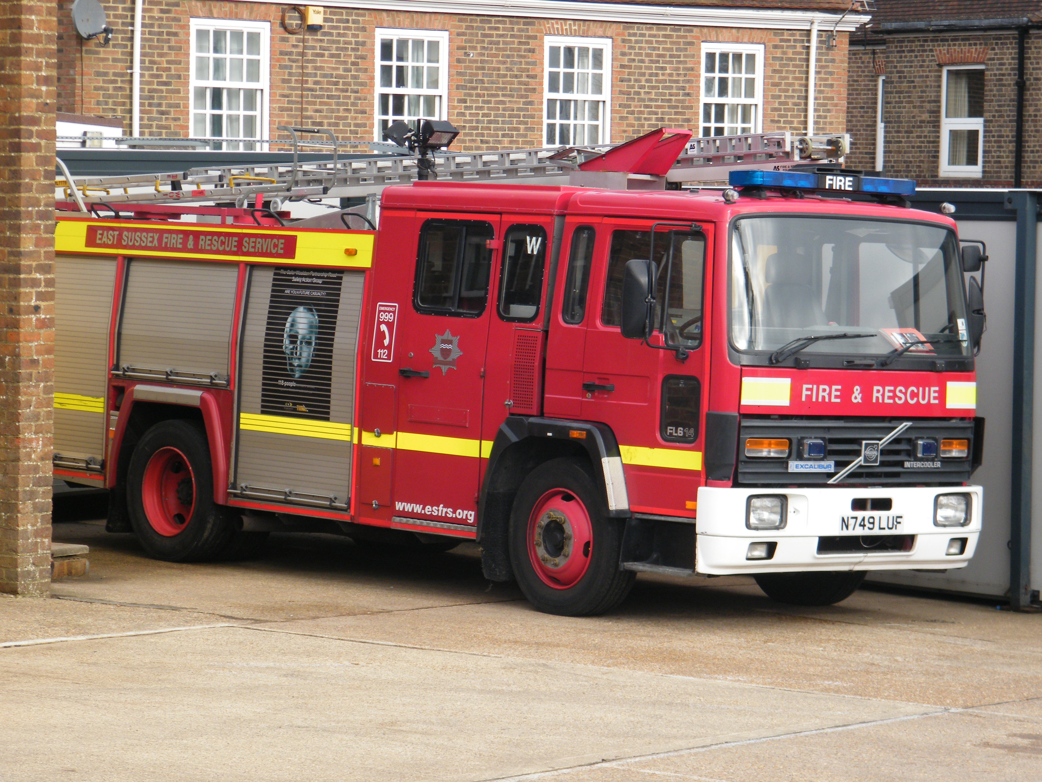1995 Volvo FL6 14 'Excalibur' Fire Engine - East Sussex Fire and ...