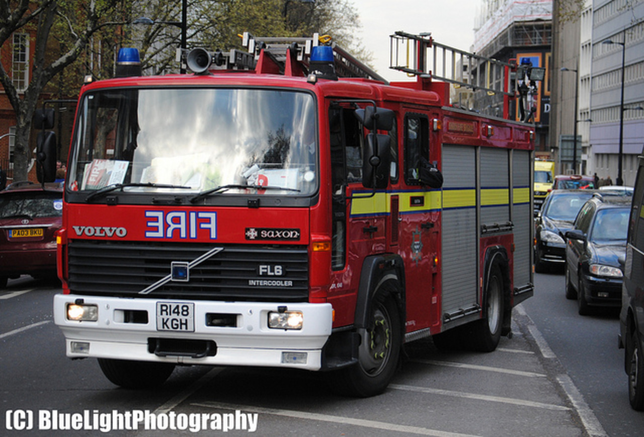 London Fire Brigade / Volvo FL6 / Pumping Appliance / DPL1048 ...