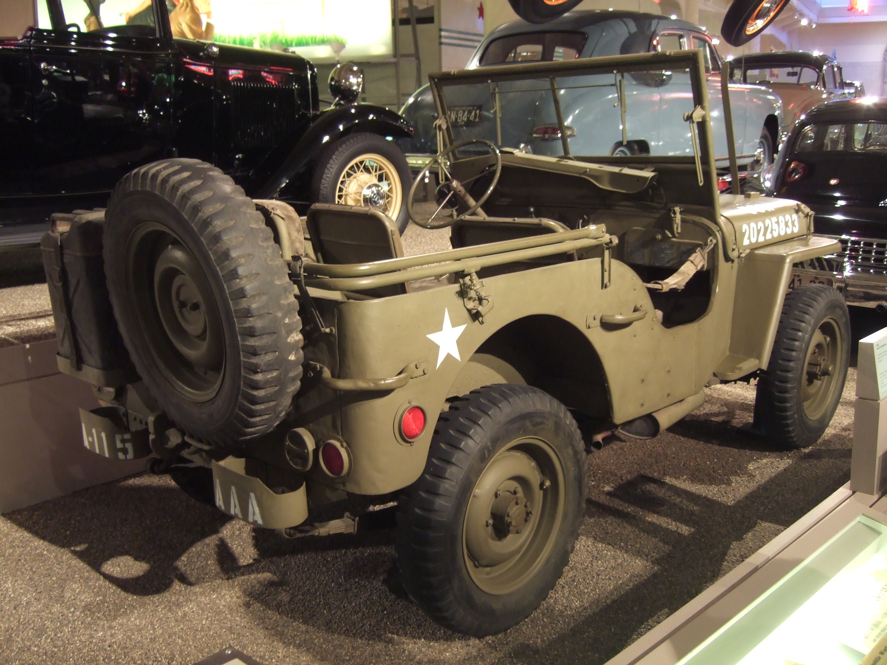 Willys Jeep MB салон