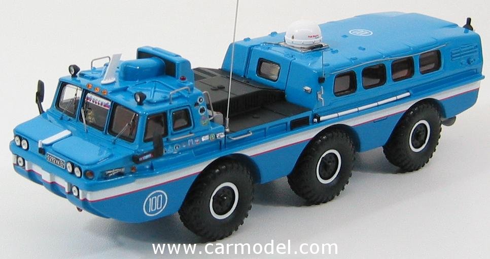 SPARK-MODEL 249061 Scale 1/43 | ZIL ZIL-49061 BLUE BIRD WITH ...