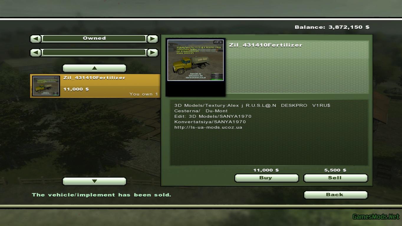 ZIL 431410 v 2.0 Â» GamesMods.Net - Farming simulator|Euro Truck ...