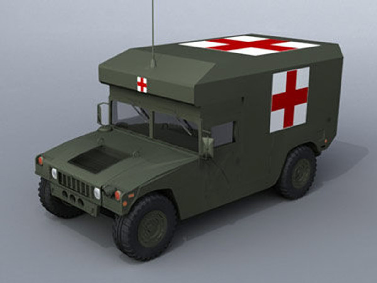 Hummer Ambulance 3ds&MAX