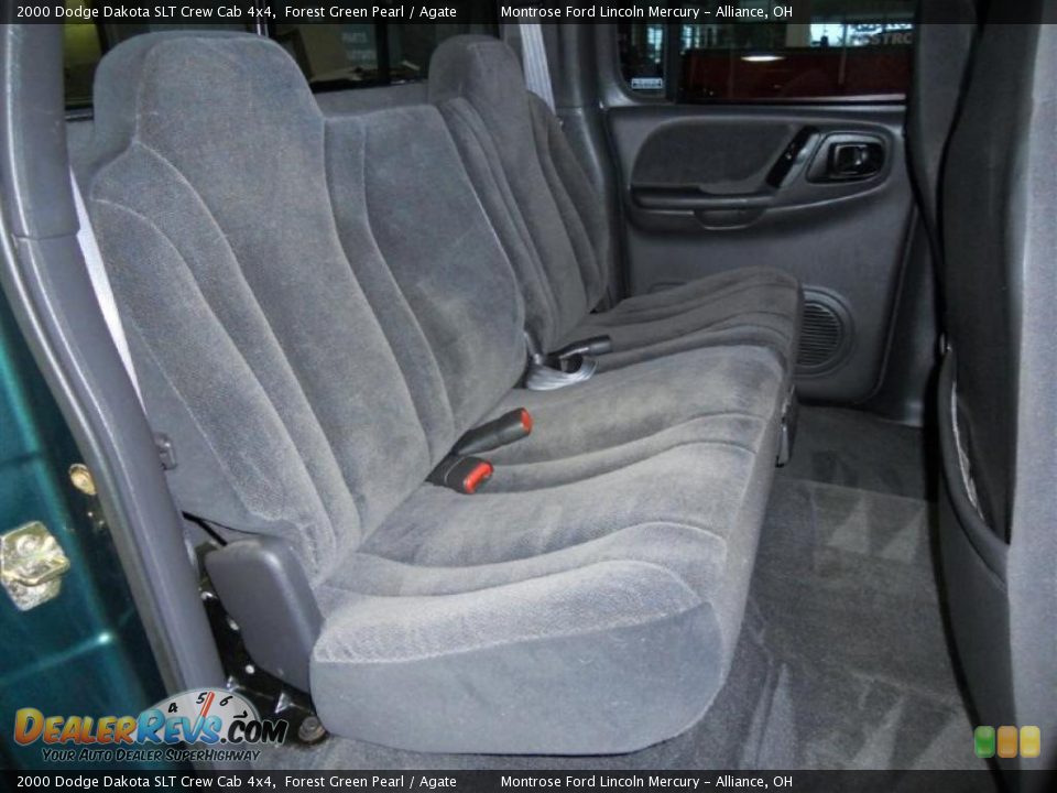 Agate Interior - 2000 Dodge Dakota SLT Crew Cab 4x4 Photo #14