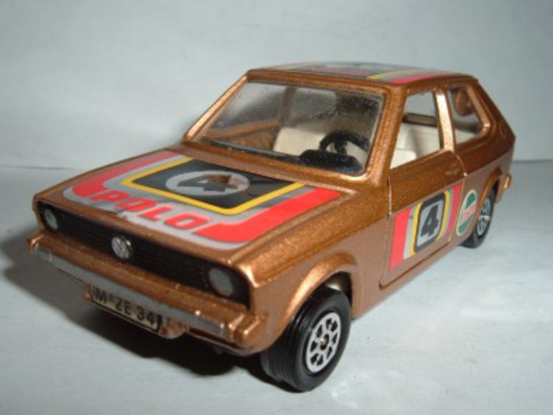 CORGI TOYS VOLKSWAGEN POLO RALLYE CAR OLD USED CON'D NICE LOOK AT THE