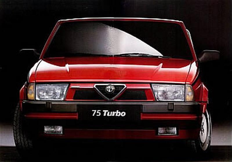 Alfa Romeo 75. Alfa 75 Turbo
