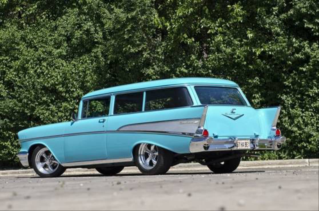 Skip Gallagher of Palatine customized this 1957 Chevrolet 210 wagon just to
