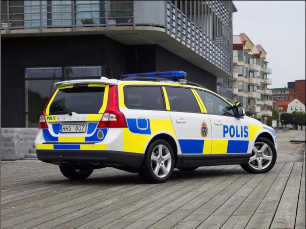 Volvo v70 polis bil
