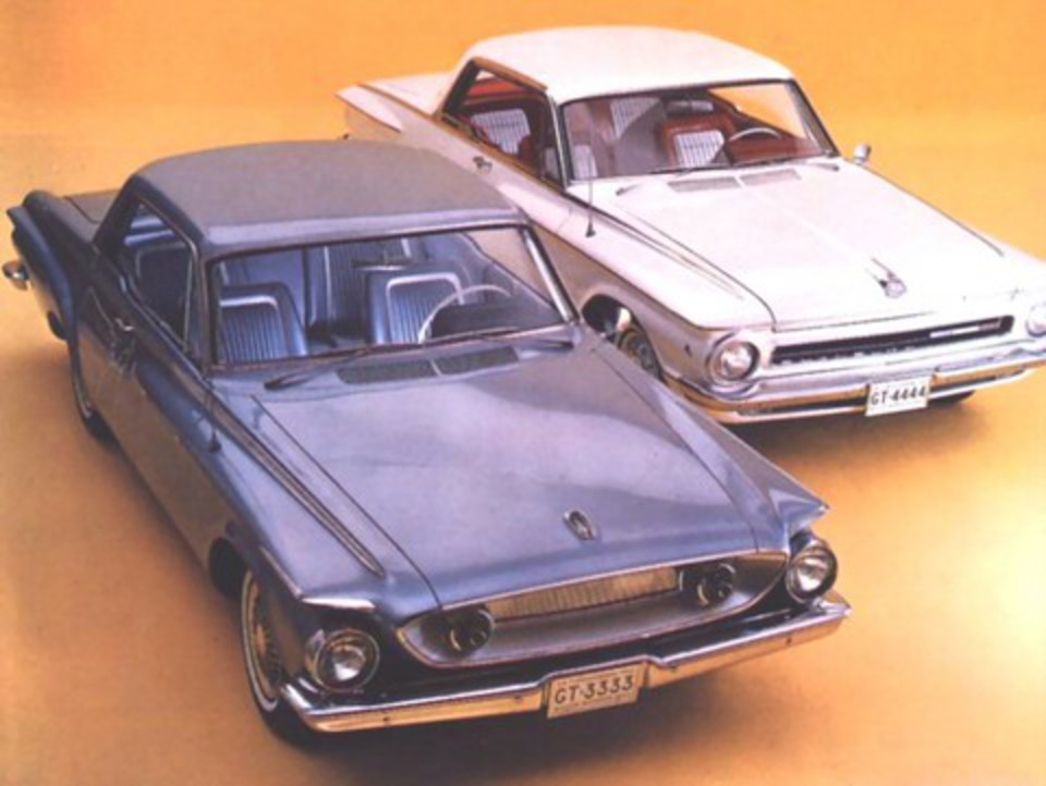 1962 Dodge Turbo Dart+ Plymouth Turbo Fury-Turbine Research Cars