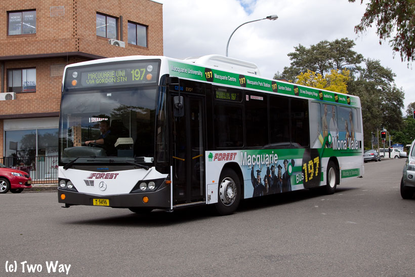 Photographed at Gordon Stn is m/o 9202 Volvo B12BLE w/Custom Coaches