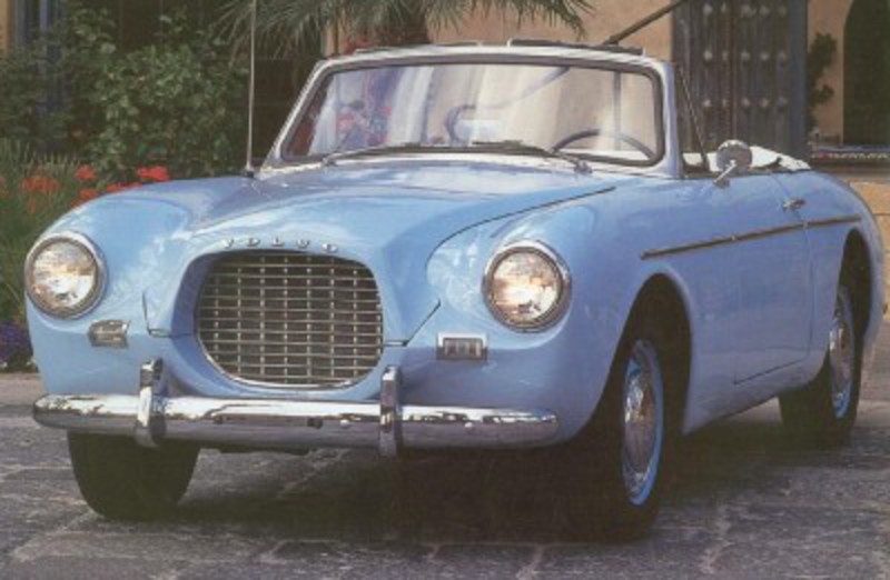 Only 67 of these 1957 Volvo P1900 Sport convertible coupes were produced.