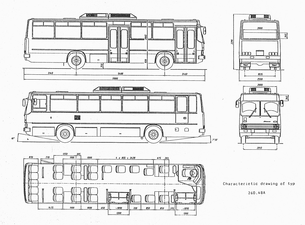 Икарус 260 чертеж