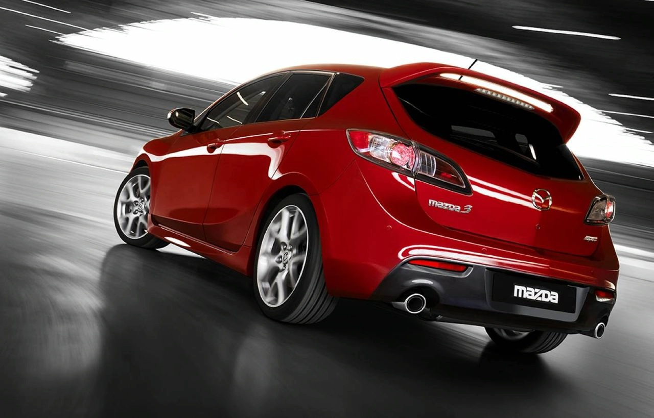 The new red color Mazda 3 MPS car photo gallery with prices start from