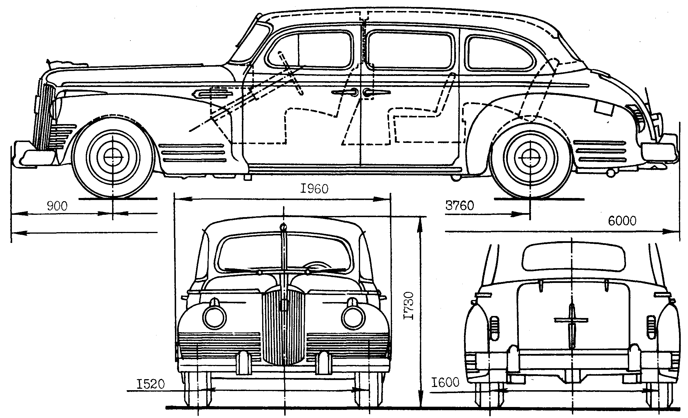 Чертеж зис 110