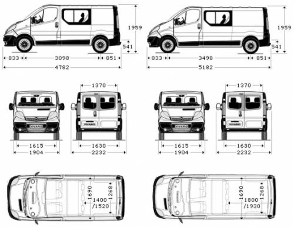 Vauxhall-Opel Vivaro Double Cab Original image dimensions: 569 x 440px