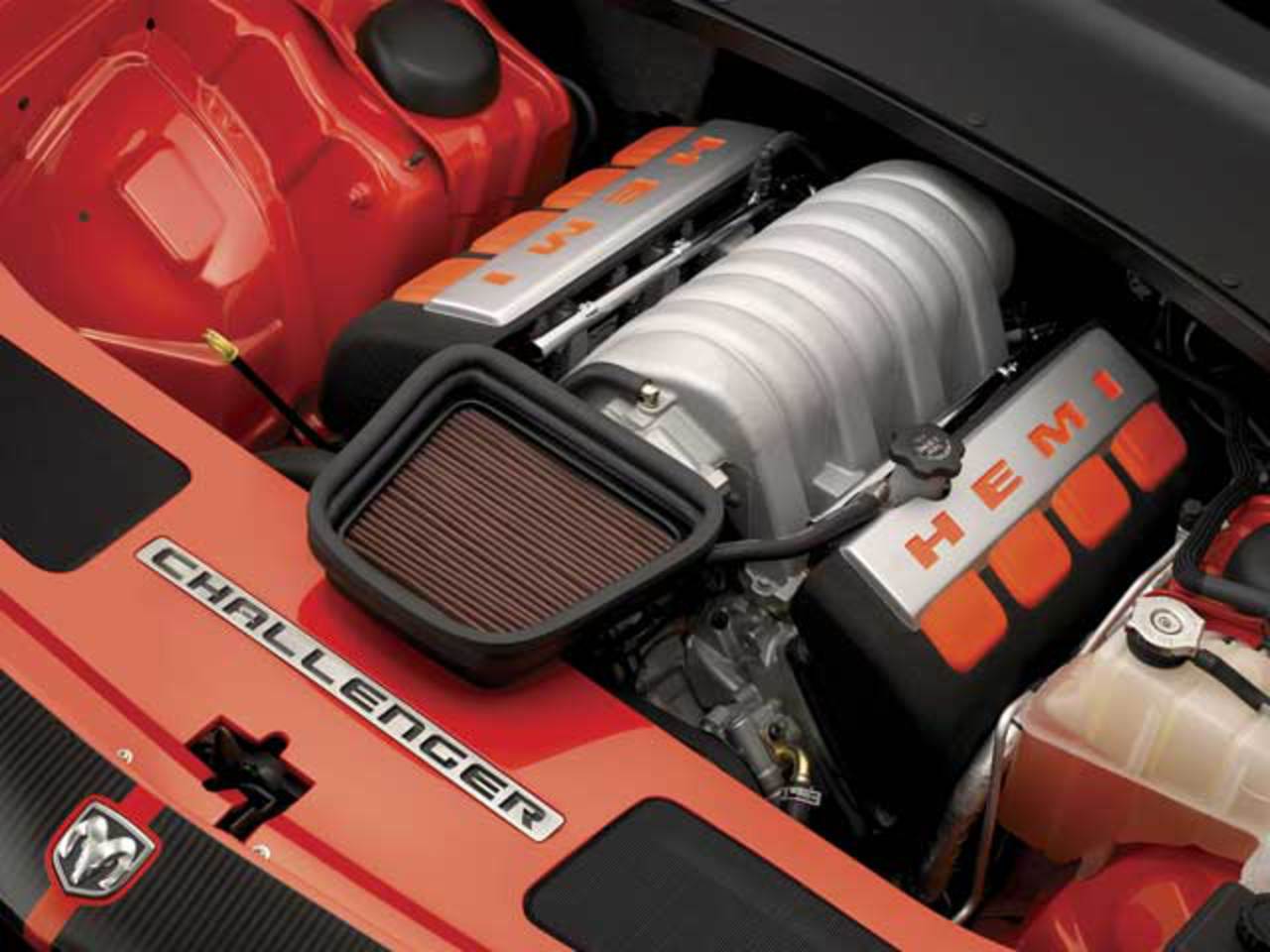 2009 Dodge Challenger Concept Engine Bay View