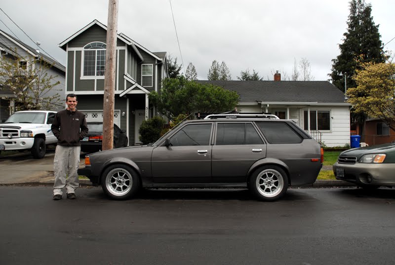 One-of-a-Kind 1982 Toyota Corolla Wagon and Justin.