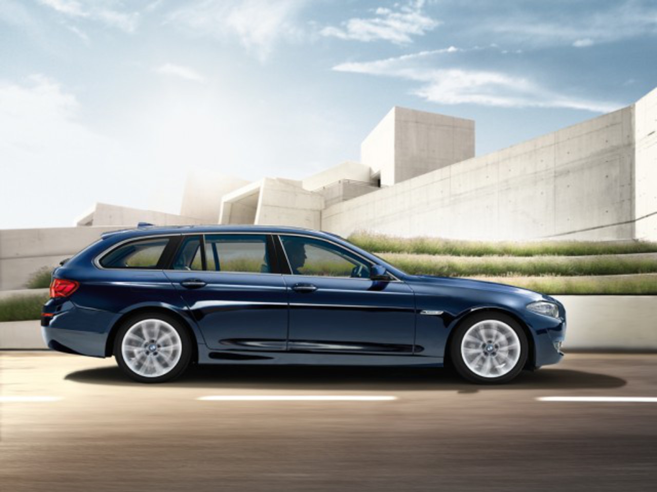 The new BMW 5 series Touring Model will reach the UK Market in September