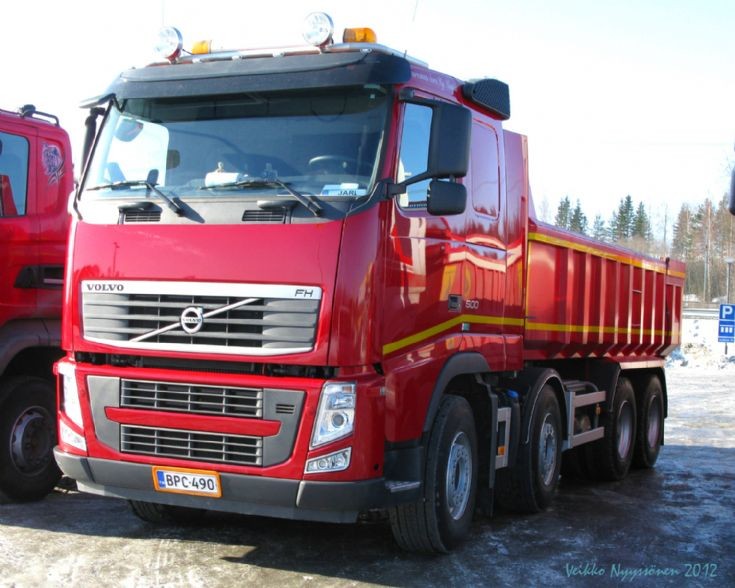 Volvo FH 500, the gravel, stone and building materials, (BPC-490).