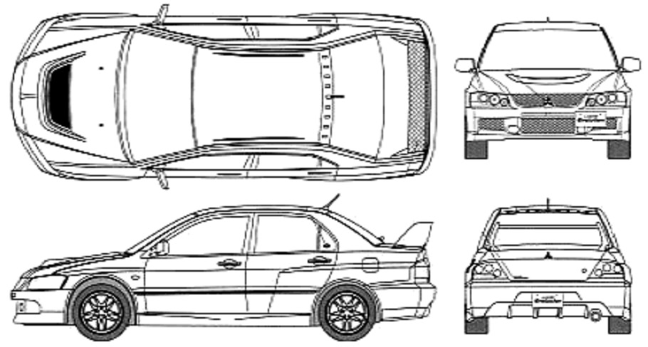 Mitsubishi lancer размеры. Mitsubishi Lancer Evolution IX Blueprint. Mitsubishi Lancer Evolution чертеж. Ширина Мицубиси Лансер Эволюшн. Mitsubishi Lancer Evolution 2005 чертежи.