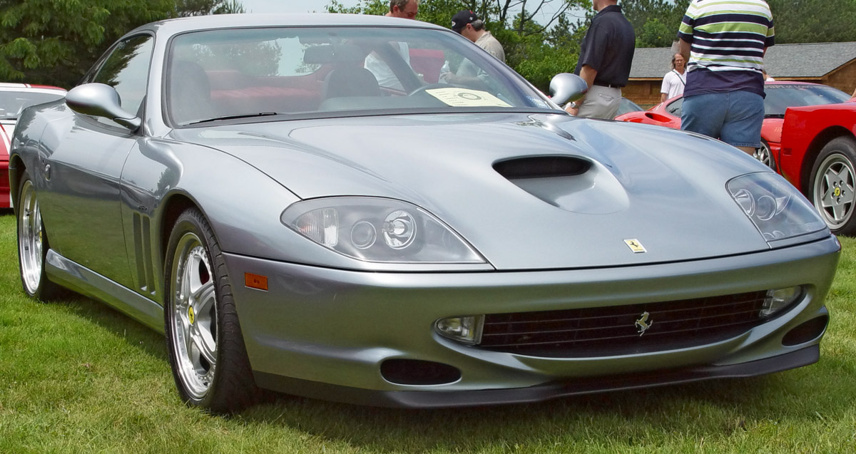 2001 Ferrari 550 Maranello - Silver - Front Angle