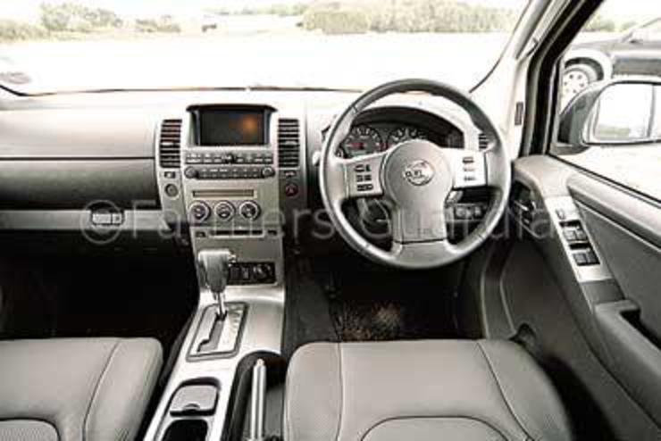 Nissan Navara Aventura 'auto' interior. Credit: Â© FARMERS GUARDIAN please
