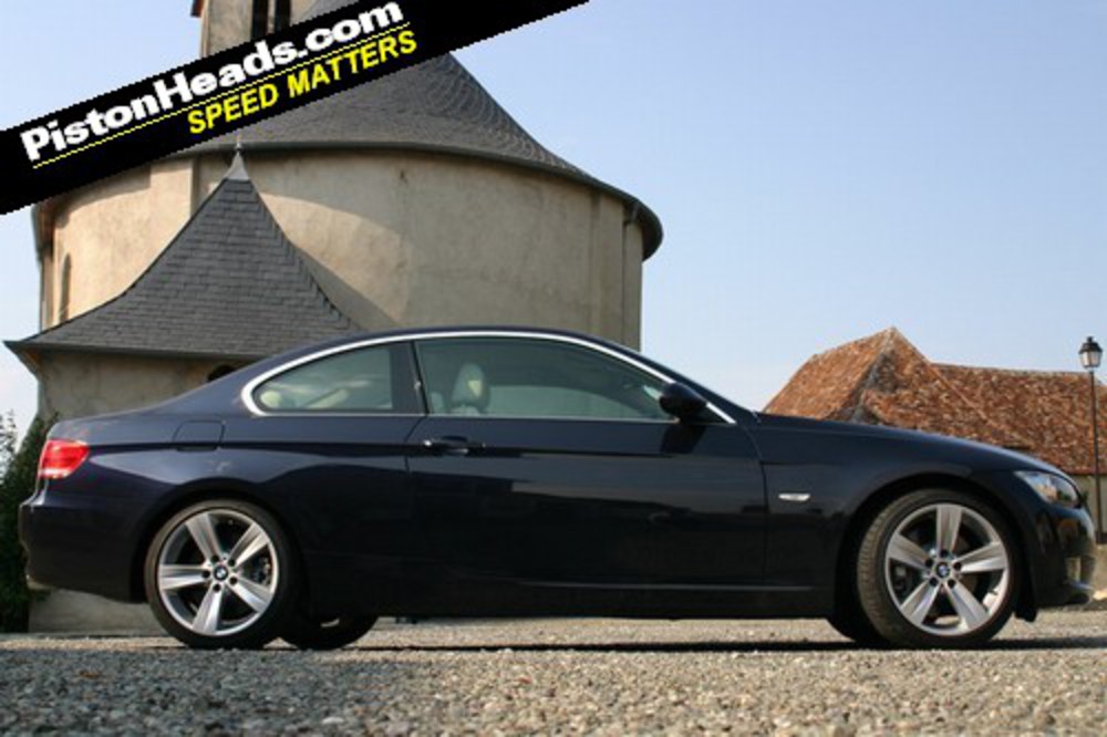 BMW 335i CoupÃ©. The press launch route can tell as much about a car as the