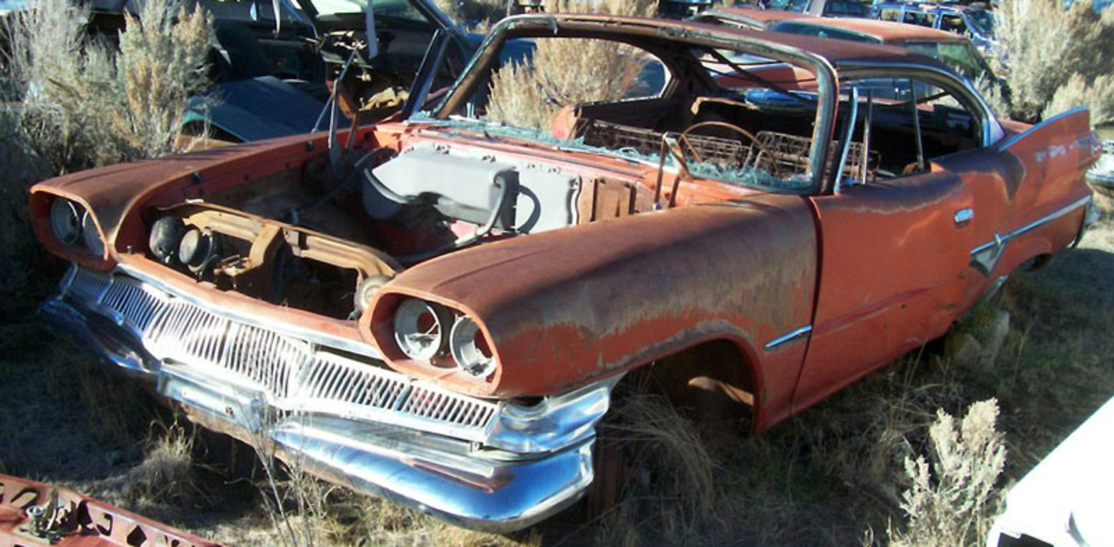 1960 Dodge Pioneer 2 door hardtop burned. 1960 Pioneer 2 door hardtop